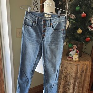 Madewell High Rise Button-Fly Denim Jeans